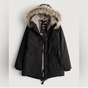 Faux Fur Hollister Parka Jacket (MEDIUM)